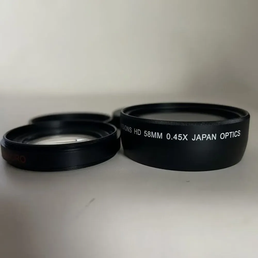 Digital Visions 58mm 0.45x HD Wide Angle Macro Lens Adapter Bower VLC4558B Black